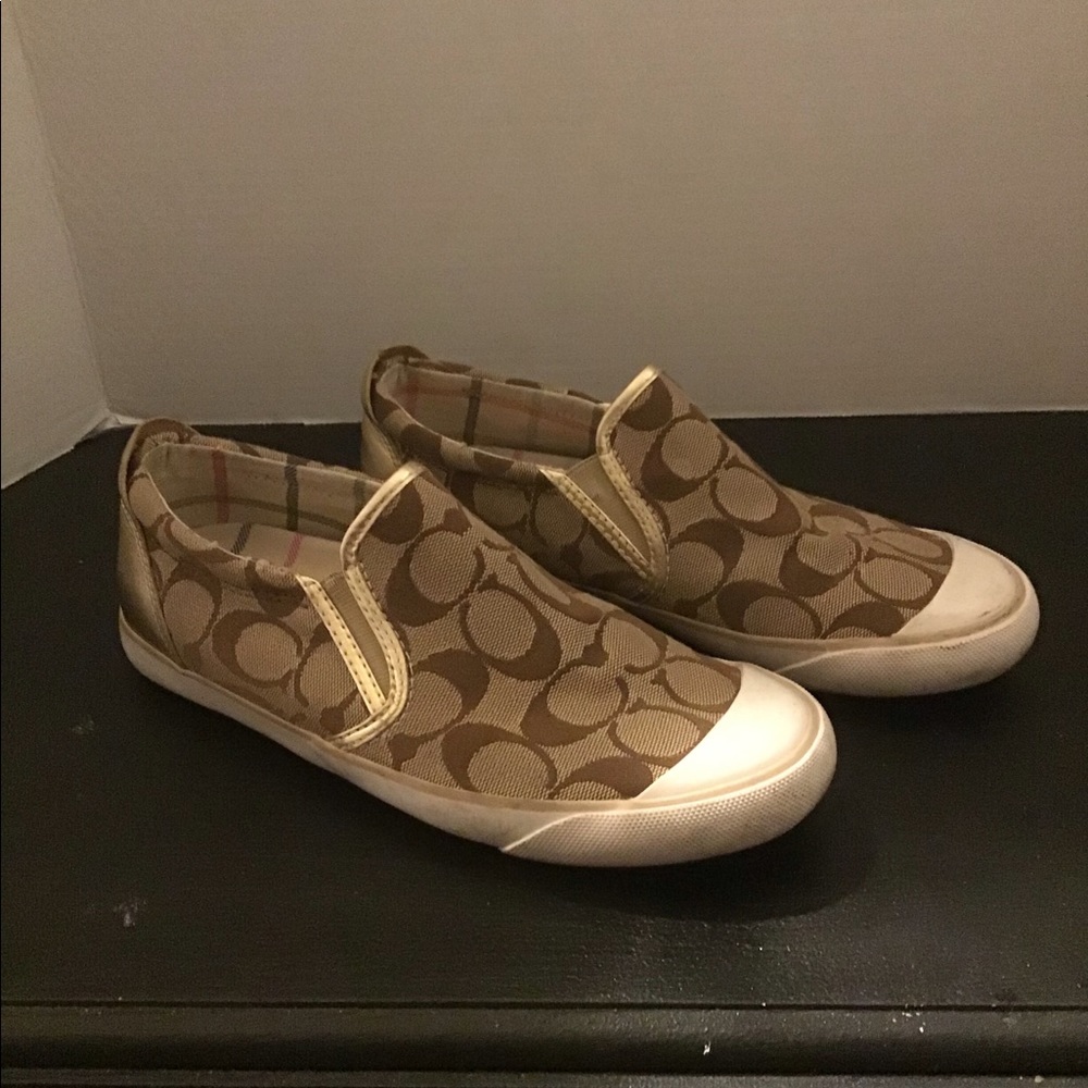 Coach Brown Beal Signature Slip on Loafer Sneakers - Picture 11 of 11